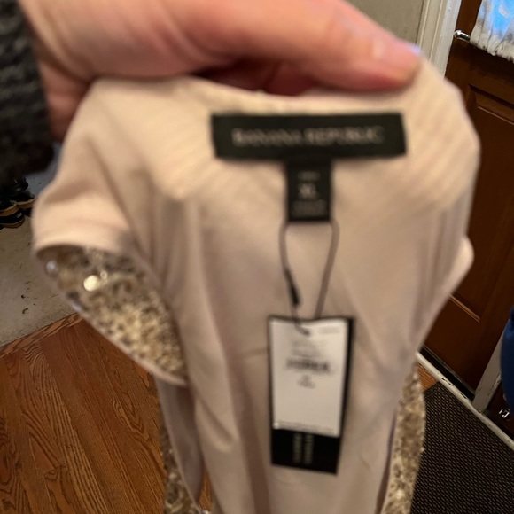 Gold Sequence Banana  Republic Dress - Picture 6 of 8